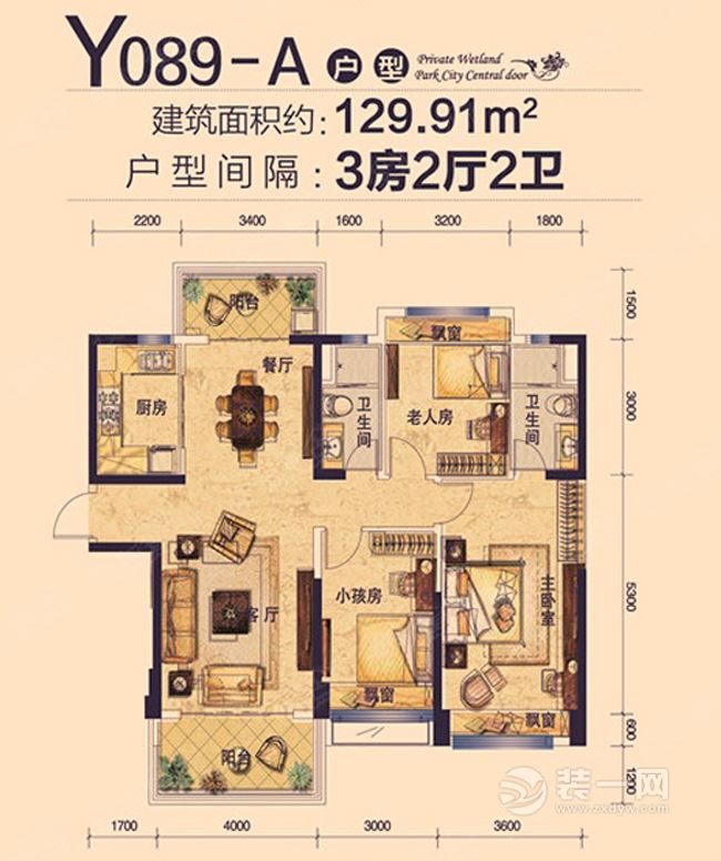 曲靖碧桂园户型图大全及2套不同风格装修图参考