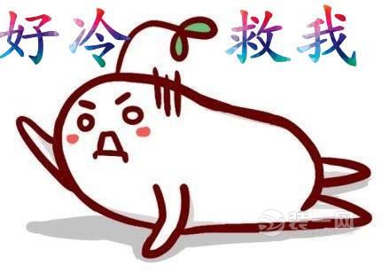 好冷救我表情包